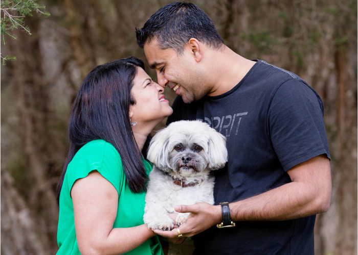 Couple's pet portraits in Melbourne